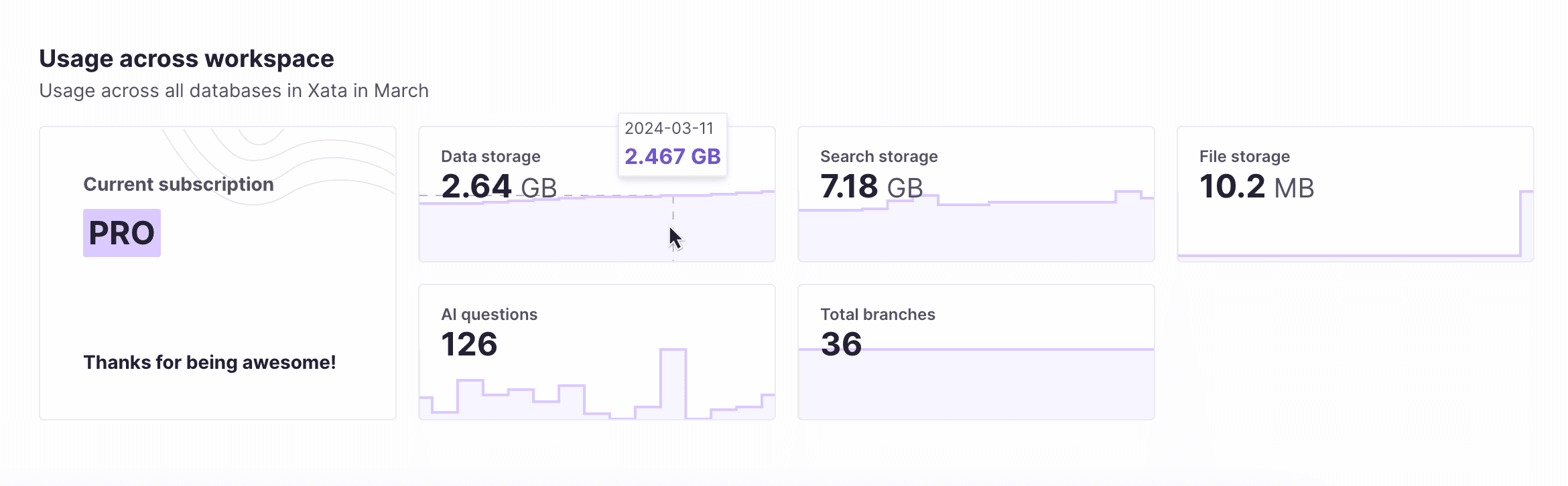 Pro workspace overview